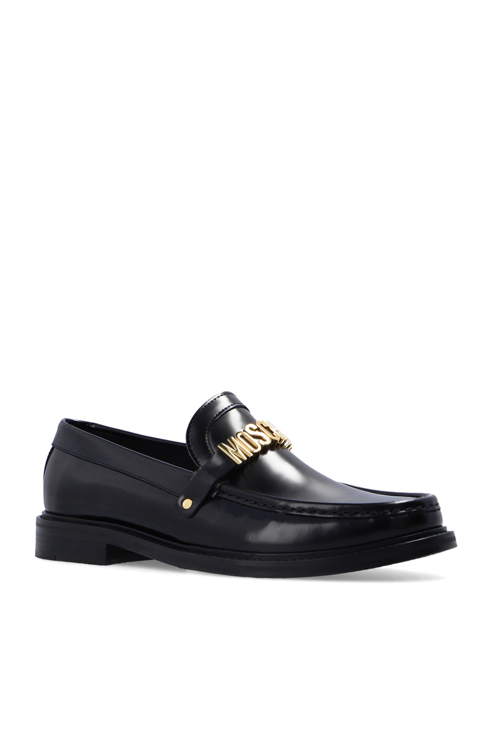 Loafers with logo Moschino - SchaferandweinerShops GB